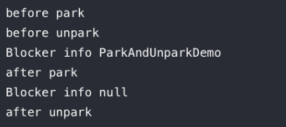 LockSupport的park、unpark實現同步2